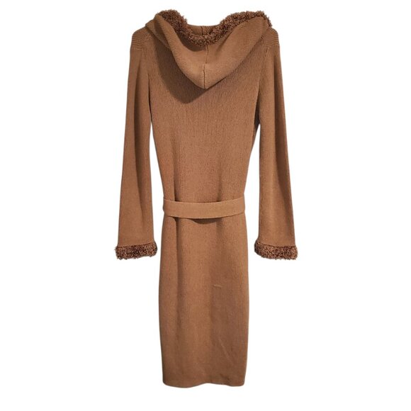 Vintage 90s Y2K Max Studio Knitwear Raven Disney Channel Belted Cardigan - Small - Picture 2 of 9